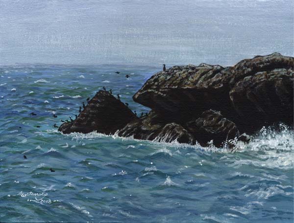 Pacifica Rockaway Beach (9x12)