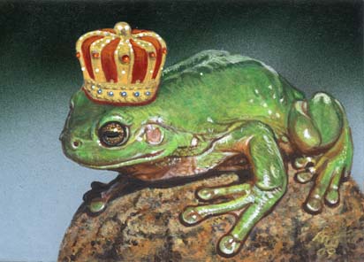 ACEO Frog Prince